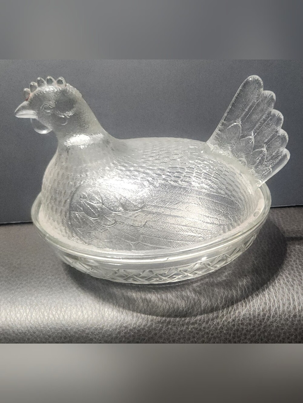 Indiana Glass Hen On Nest